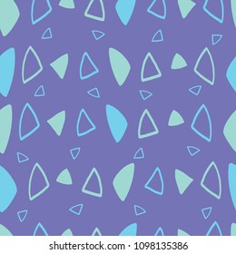 Tropical purple fish fin abstract seamless pattern. Perfect for scrap-booking, paper products and tropical decor.