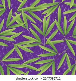 Tropical Rain. Seamless background for fabrics, textiles, packaging and wallpaper. Vector illustration