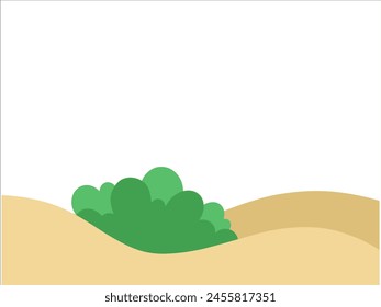 Tropical Rainforest Land Background Illustration