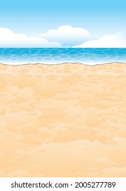 Ejemplo de fondo de las vacaciones en la playa de mar tropical
