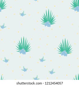 Tropical seamless ethnic pattern with exotic leaves and flowers. Hawaiian floral design. Summer background for cards, invitations, apartments, wallpapers. Vector. illustration. Hibiscus.