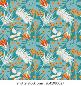 tropical seamless graphic vector design