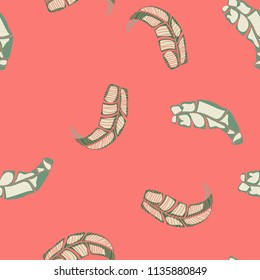 Tropical seamless pattern background with banana leaves.