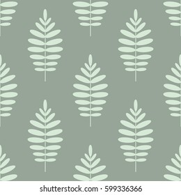 Tropical seamless pattern with branches of palm trees. Exotic background for printing fabric, textile, wrapping, scrapbooking