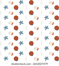 A tropical seamless pattern with detailed foliage. Elegant vector illustration suitable for modern textile and background design