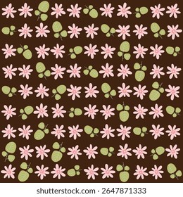 Tropical seamless pattern featuring hibiscus blooms and monstera foliage. Ideal for textile prints, wallpapers, wrapping paper, and summer designs
