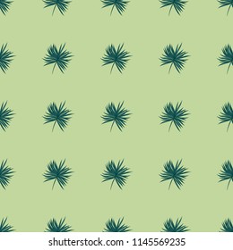 Tropical seamless pattern with leaves. Beautiful tropical isolated leaves. Fashionable summer background with leaves for fabric, wallpaper, paper, covers.