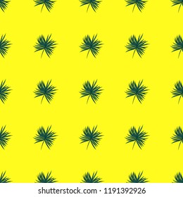 Tropical seamless pattern with leaves. Beautiful tropical isolated leaves. Fashionable summer background with leaves for fabric, wallpaper, paper, covers.