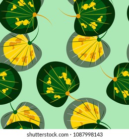 Tropical seamless pattern with leaves. Summer tropical background. Tropical pattern for fabric and covers.