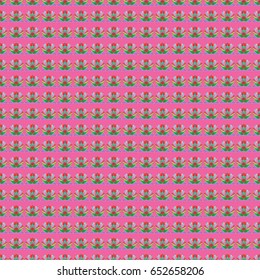 Tropical seamless pattern with many blue abstract flowers. Varicolored vector seamless illustration.
