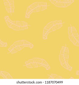 Tropical seamless pattern with monstera.