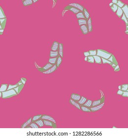 Tropical seamless pattern with monstera.