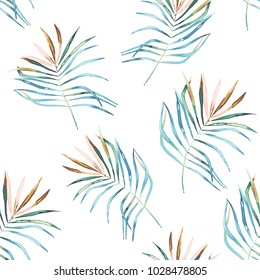 Tropical seamless pattern. Vector illustration