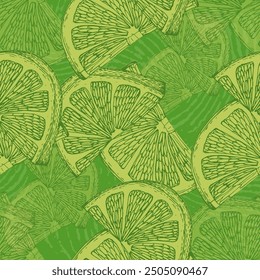 Tropical seamless pattern with yellow lemons. Hand-painted fruit lemon seamless pattern with colorful blooms, bright floral background. Botanical wallpaper. Fruit repeated background. 