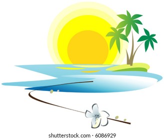 Tropical seascape