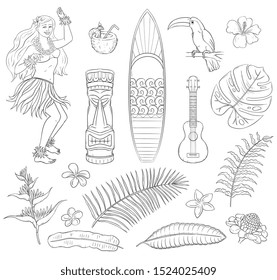 5,312 Tiki hand drawn Images, Stock Photos & Vectors | Shutterstock