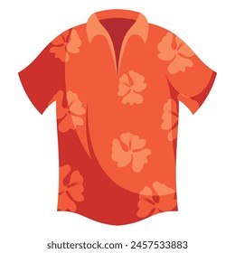 tropical shirt design illustration design