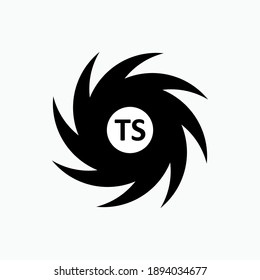 Tropical Storm - Vector Logo Template.