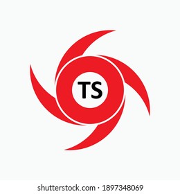 Tropical Storm - Vector Logo Template.