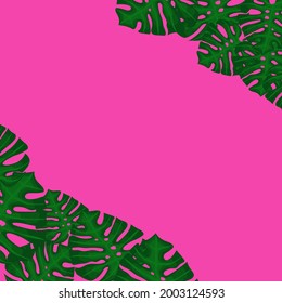 tropical style. vector print tropics