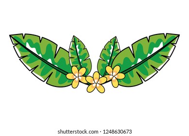 tropical summer cartoon 