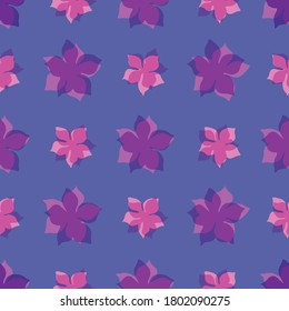 Patrón de repetición del vector de las flores de colmenas de verano tropical. Patrón para tela, fondo, envoltura, textil, papel pintado, ropa. Ilustración del vector