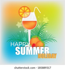 tropical summer holidays background