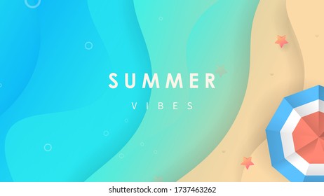 El verano tropical deja el fondo. Ilustración del vector