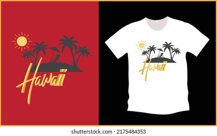 Tropical summer, new and unique typography, surfing, wave, palm tree, holidays t-shirt printing design for girls, mens and boys. Summer beach tee shirt design template.
