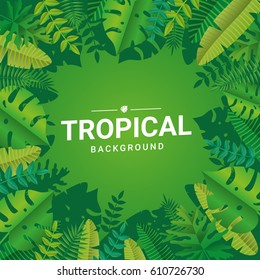 Tropical summer paper background