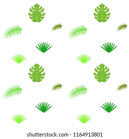tropical summer tropical plant vector background