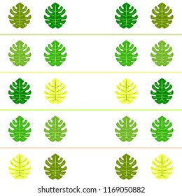 tropical summer tropical plant vector background