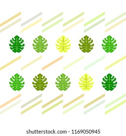 tropical summer tropical plant vector background
