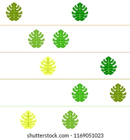 tropical summer tropical plant vector background