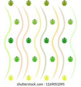 tropical summer tropical plant vector background