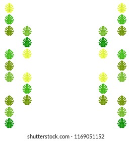 tropical summer tropical plant vector background