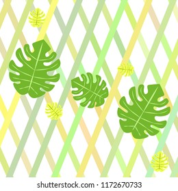 tropical summer tropical plant vector background