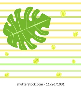 tropical summer tropical plant vector background