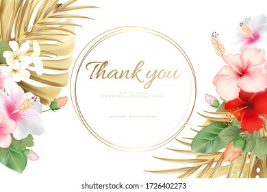 

Tropical summer poster template background