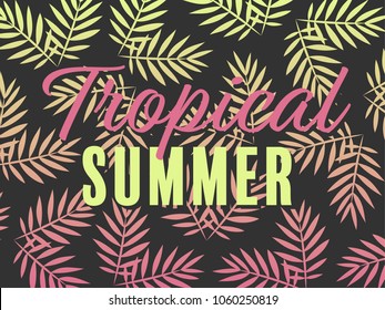 tropical summer – template
