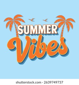 Tropical Summer Vibes Poster Design