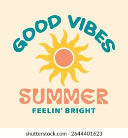 Tropical summer vintage retro vector graphics. summer t-shirt design