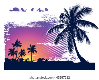 Tropical sunset