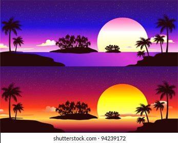 Tropical sunset
