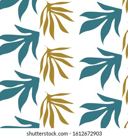 Tropical texture, abstract design with flowers and leafs, botanic natural background, summertime and sprint decorative illustration. Doodle vector. 