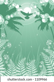 Tropical theme background