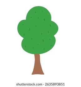 tropical tree and plant, grass cartoon element