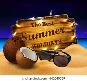 tropical vector background