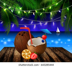tropical vector background