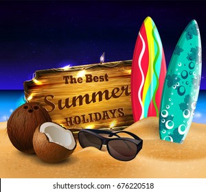 tropical vector background